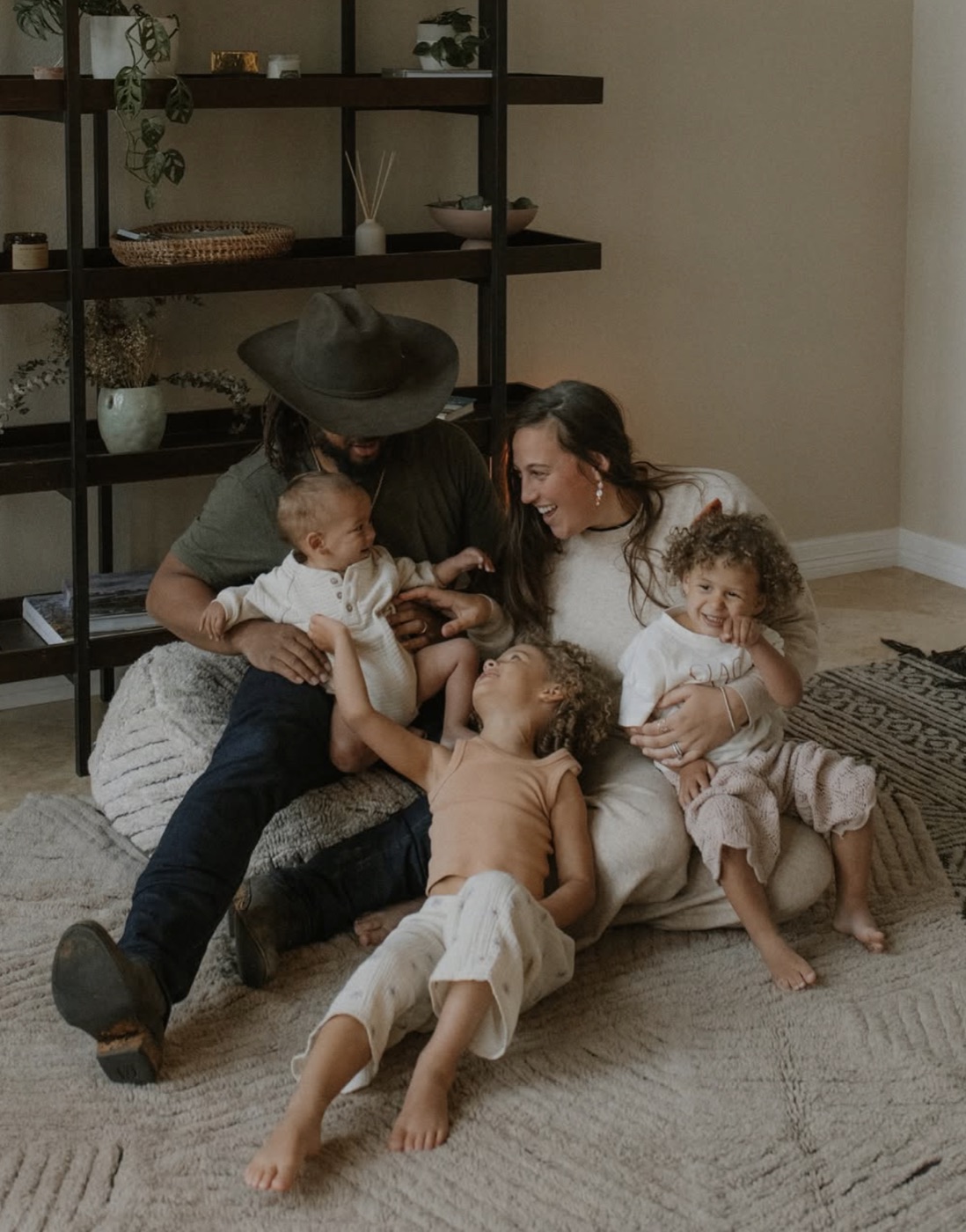 Kara and TJ Visiodei with their four kids